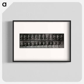 アートポスター-Disabled Person Walking
 - エドワード マイブリッジ Poster.