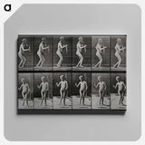 アートパネル-Disabled Person Walking
 - エドワード マイブリッジ Canvas.