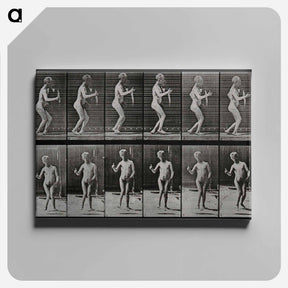 アートパネル-Disabled Person Walking
 - エドワード マイブリッジ Canvas.