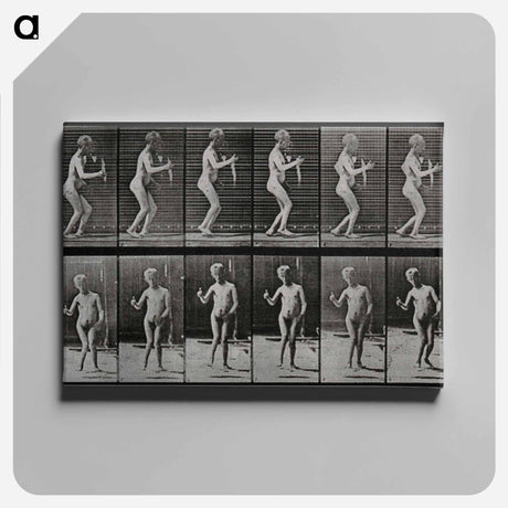 アートパネル-Disabled Person Walking
 - エドワード マイブリッジ Canvas.