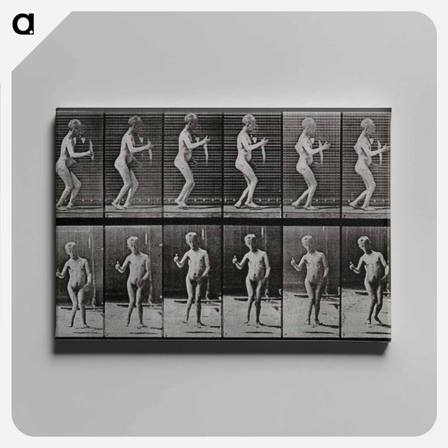 アートパネル-Disabled Person Walking
 - エドワード マイブリッジ Canvas.