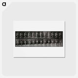 アートポストカード-Disabled Person Walking
 - エドワード マイブリッジ Postcard.