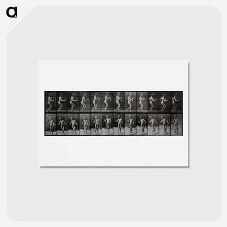 アートポストカード-Disabled Person Walking
 - エドワード マイブリッジ Postcard.