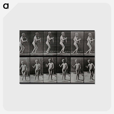 アートポストカード-Disabled Person Walking
 - エドワード マイブリッジ Postcard.