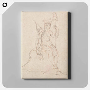 アートパネル-An Allegory of America Carrying the Cap of Liberty
 - イェール大学アートギャラリー Canvas.