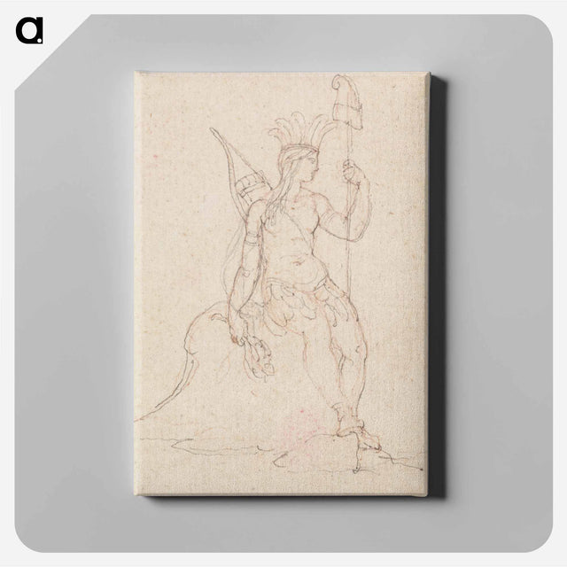 アートパネル-An Allegory of America Carrying the Cap of Liberty
 - イェール大学アートギャラリー Canvas.