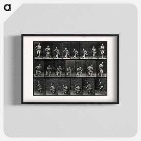 アートポスター-Man Firing a Gun
 - エドワード マイブリッジ Poster.