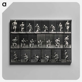 アートパネル-Man Firing a Gun
 - エドワード マイブリッジ Canvas.