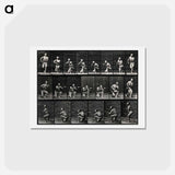 アートポストカード-Man Firing a Gun
 - エドワード マイブリッジ Postcard.