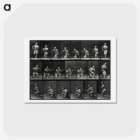 アートポストカード-Man Firing a Gun
 - エドワード マイブリッジ Postcard.