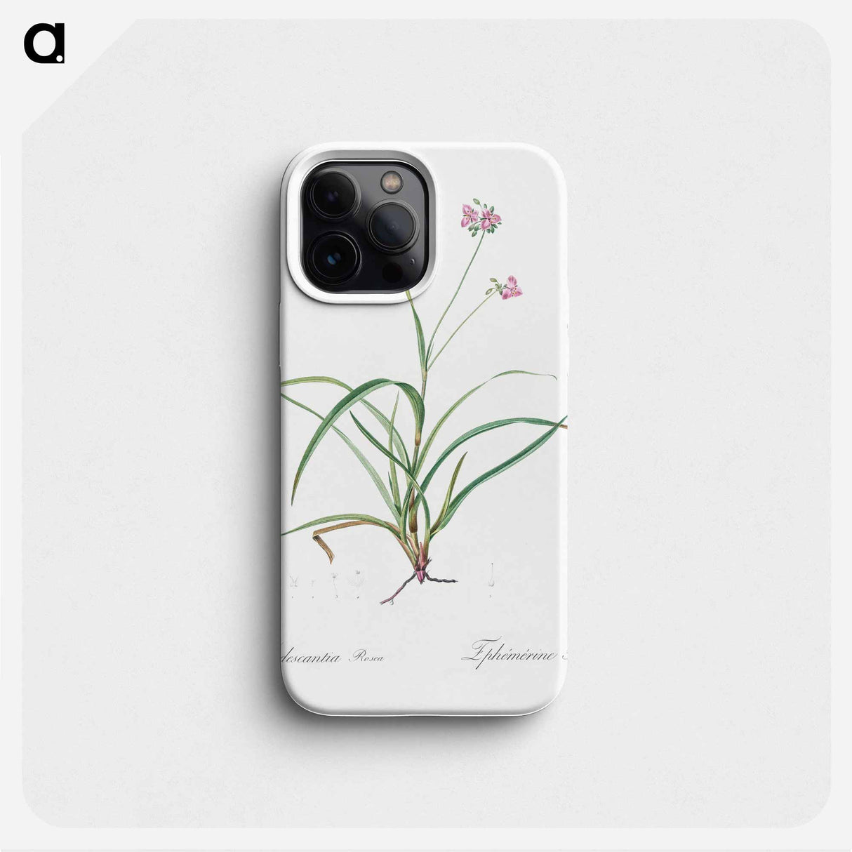 Spiderwort - ピエール ジョゼフ ルドゥーテ Phone Case.