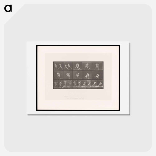 Wrestling Men
 - エドワード マイブリッジ Postcard.