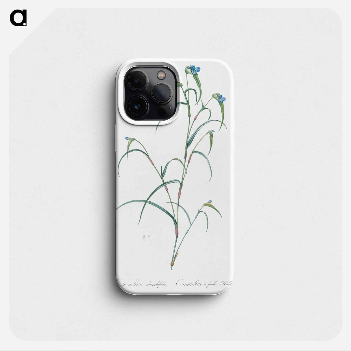 Birdbill dayflower illustration - Pierre Joseph Redouté Phone Case.