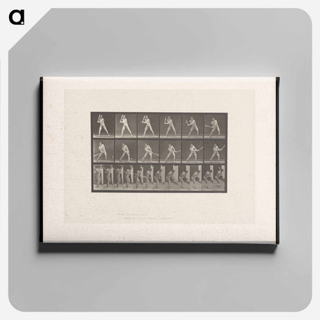 アートパネル-Baseball Player
 - エドワード マイブリッジ Canvas.