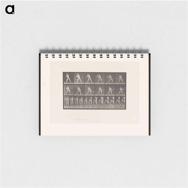 アートメモ帳-Baseball Player
 - エドワード マイブリッジ Memo.