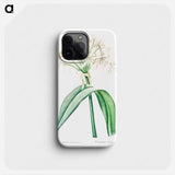 Florida swamp-lily illustration - Pierre Joseph Redouté Phone Case.