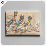 アートパネル-St. George's Volunteers Charging Down Bond Street, After Clearing the Ring in Hyde Park, and Storming the Dunghill at Marybone
 - イェール大学アートギャラリー Canvas.