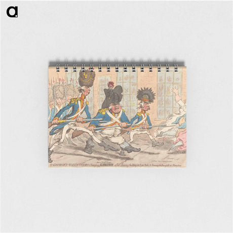 アートメモ帳-St. George's Volunteers Charging Down Bond Street, After Clearing the Ring in Hyde Park, and Storming the Dunghill at Marybone
 - イェール大学アートギャラリー Memo.