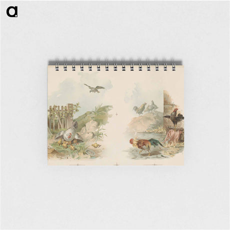 アートメモ帳-Double Chickens
 - ボストン公共図書館 Memo.