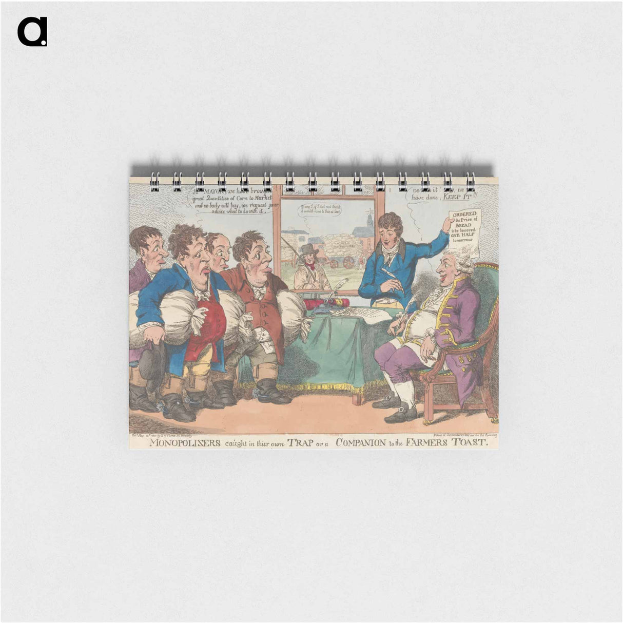 アートメモ帳-Monopolisers Caught in Their Own Trap or a Companion to the Farmers Toast
 - イェール大学アートギャラリー Memo.