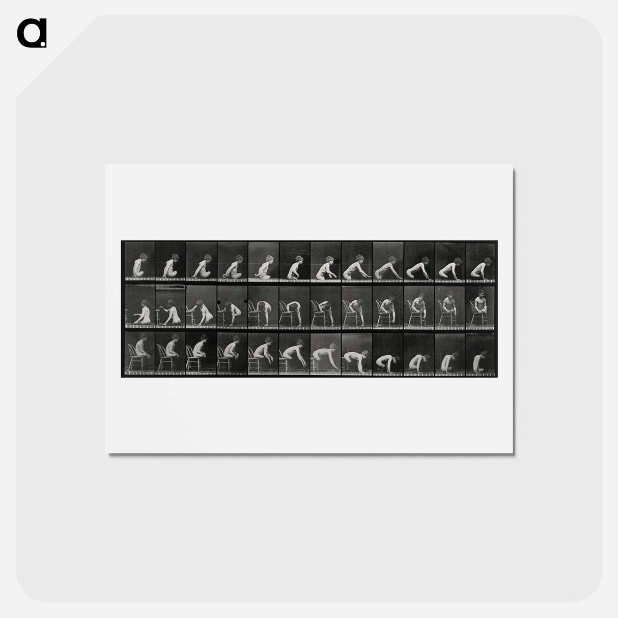 アートポストカード-Double Amputee in Motion
 - エドワード マイブリッジ Postcard.