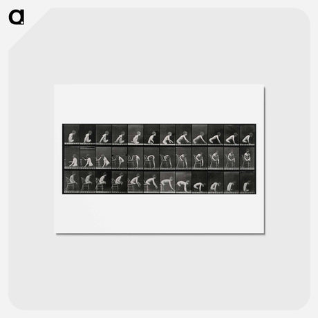 アートポストカード-Double Amputee in Motion
 - エドワード マイブリッジ Postcard.