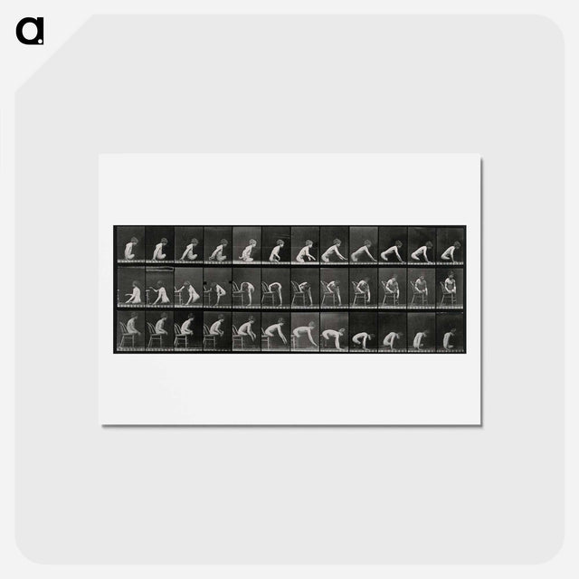 アートポストカード-Double Amputee in Motion
 - エドワード マイブリッジ Postcard.