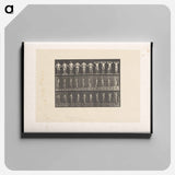 アートパネル-Naked Man Clasped
 - エドワード マイブリッジ Canvas.