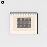 アートメモ帳-Naked Man Clasped
 - エドワード マイブリッジ Memo.