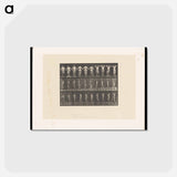 アートポストカード-Naked Man Clasped
 - エドワード マイブリッジ Postcard.