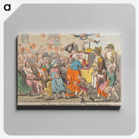 アートパネル-Lord Mum Overwhelmed with Parisian Embraces
 - イェール大学アートギャラリー Canvas.