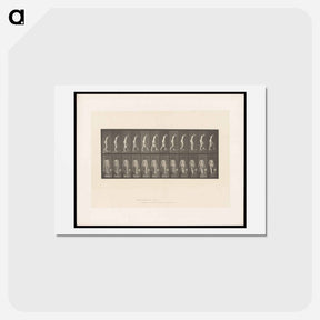 アートポストカード-Woman with Bucket
 - エドワード マイブリッジ Postcard.