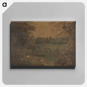 アートパネル-Poachers Snaring Pheasants
 - イェール大学アートギャラリー Canvas.
