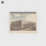 アートメモ帳-Coaching: A North East View of the General Post Office, with the Royal Mails (& Carts) preparing to Start
 - イェール大学アートギャラリー Memo.