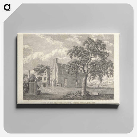 アートパネル-View of the Feathers Tavern, Cupers-Bridge, Lambeth
 - イェール大学アートギャラリー Canvas.