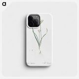 Three-cornered leek illustration - ピエール ジョゼフ ルドゥーテ Phone Case.