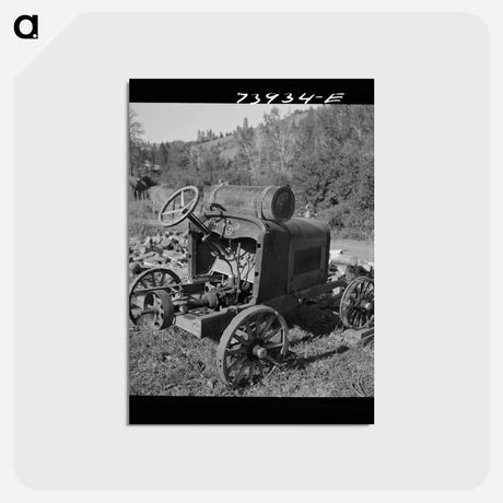 アートポストカード-Ola Farm Power
 - ラッセル リー Postcard.