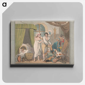 アートパネル-Fox-hunting [a pair]: 1. Four O'Clock in the Country
 - イェール大学アートギャラリー Canvas.