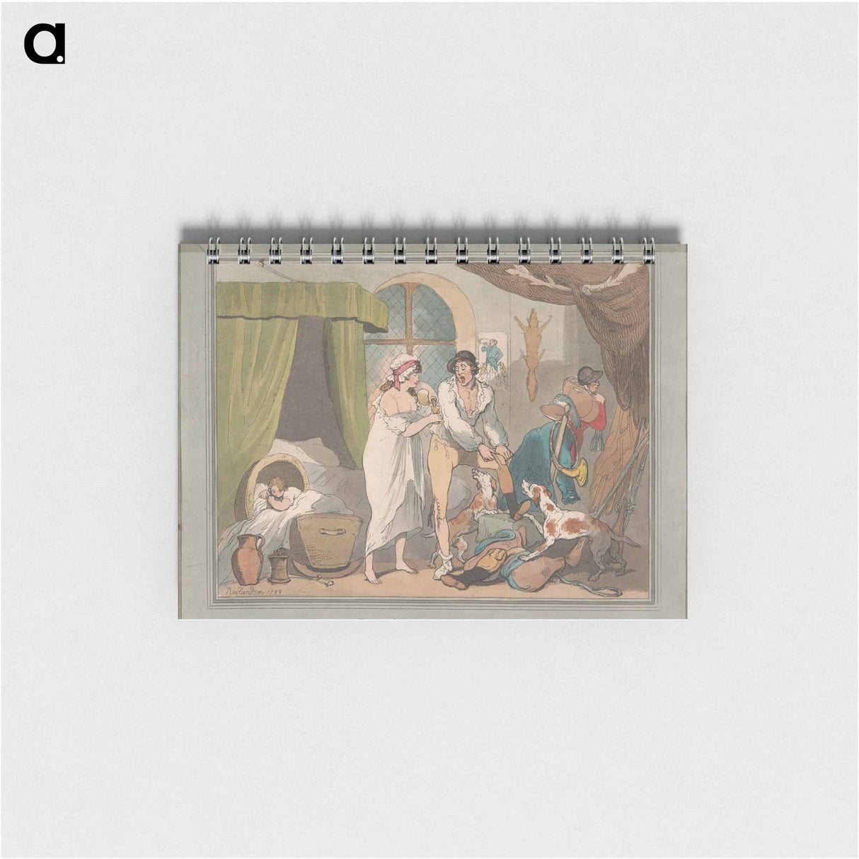 アートメモ帳-Fox-hunting [a pair]: 1. Four O'Clock in the Country
 - イェール大学アートギャラリー Memo.