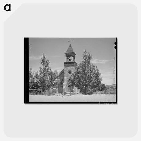 アートポストカード-Church, Garcia, Colorado
 - ラッセル リー Postcard.