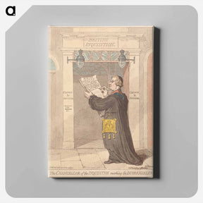 アートパネル-The Chancellor of the Inquisition Marking the Incorrigibles
 - イェール大学アートギャラリー Canvas.