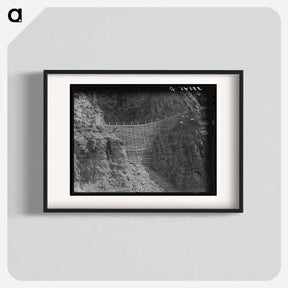 アートポスター-Mountain Road Construction Near Telluride
 - ラッセル リー Poster.
