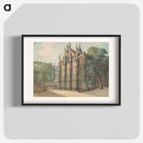 アートポスター-Southwest View of Middle Temple
 - イェール大学アートギャラリー Poster.