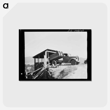 アートポストカード-Tungsten Chief Mill
 - ラッセル リー Postcard.