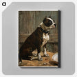 アートパネル-Terrier Seated
 - ボストン公共図書館 Canvas.