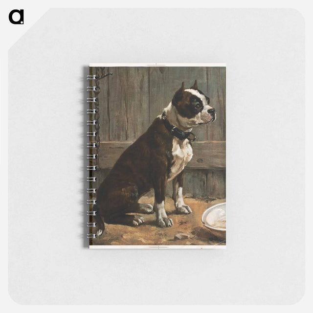 アートメモ帳-Terrier Seated
 - ボストン公共図書館 Memo.