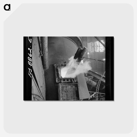 アートポストカード-Anaconda Smelter: Refining Copper
 - ラッセル リー Postcard.