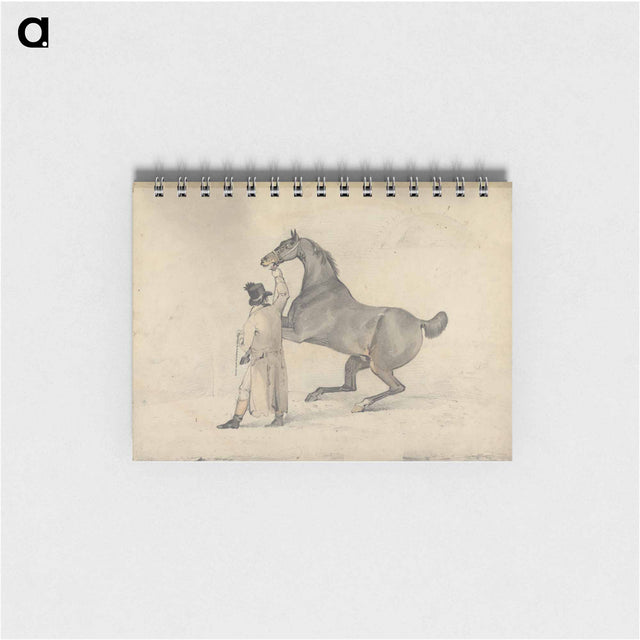 アートメモ帳-Groom with a Rearing Horse
 - イェール大学アートギャラリー Memo.