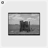 アートポストカード-Privy on Sharecropper's Farm
 - ラッセル リー Postcard.
