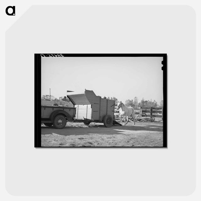 アートポストカード-Farm Scene, Placer County
 - ラッセル リー Postcard.